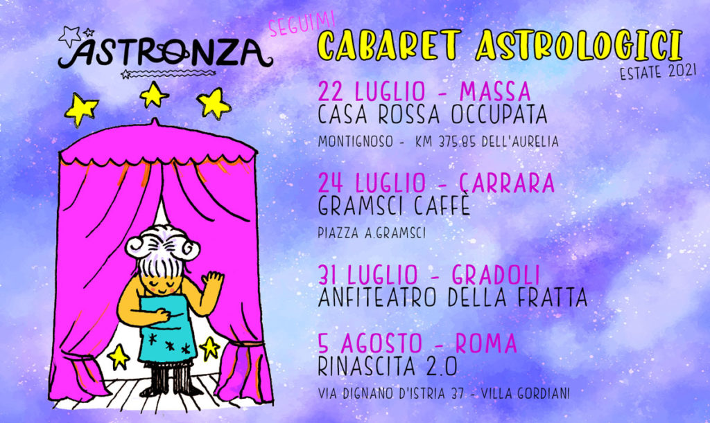 tour astronza estate 2021