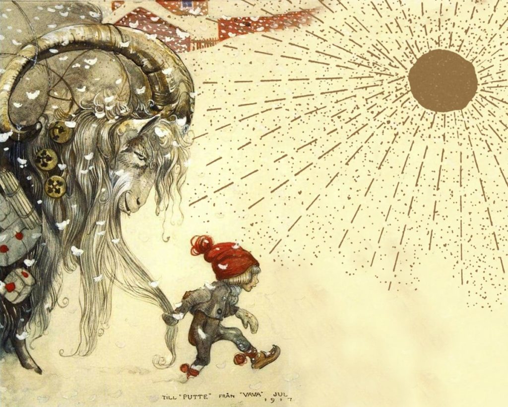 Caprone di Natale - John Bauer 1920