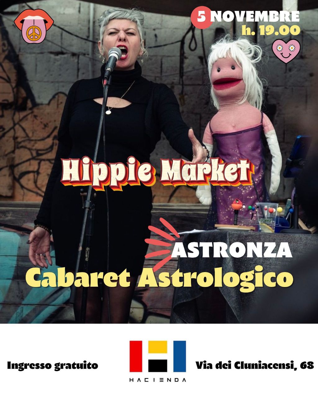 Cabaret Hippy Market Roma