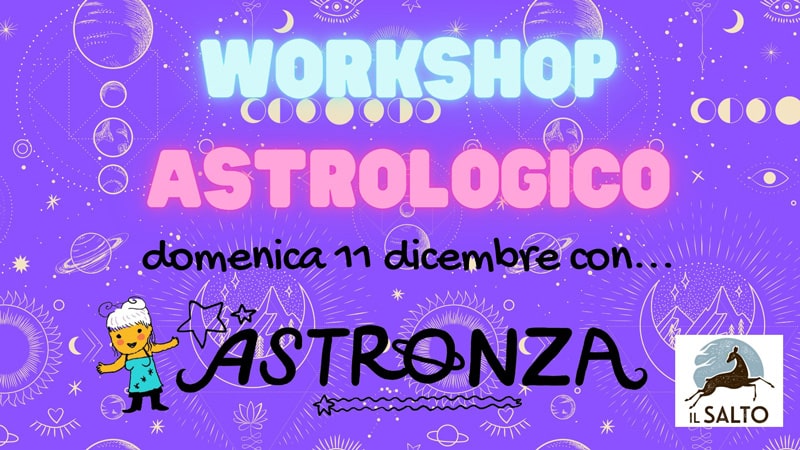 Workshop astronza 11 dicembre